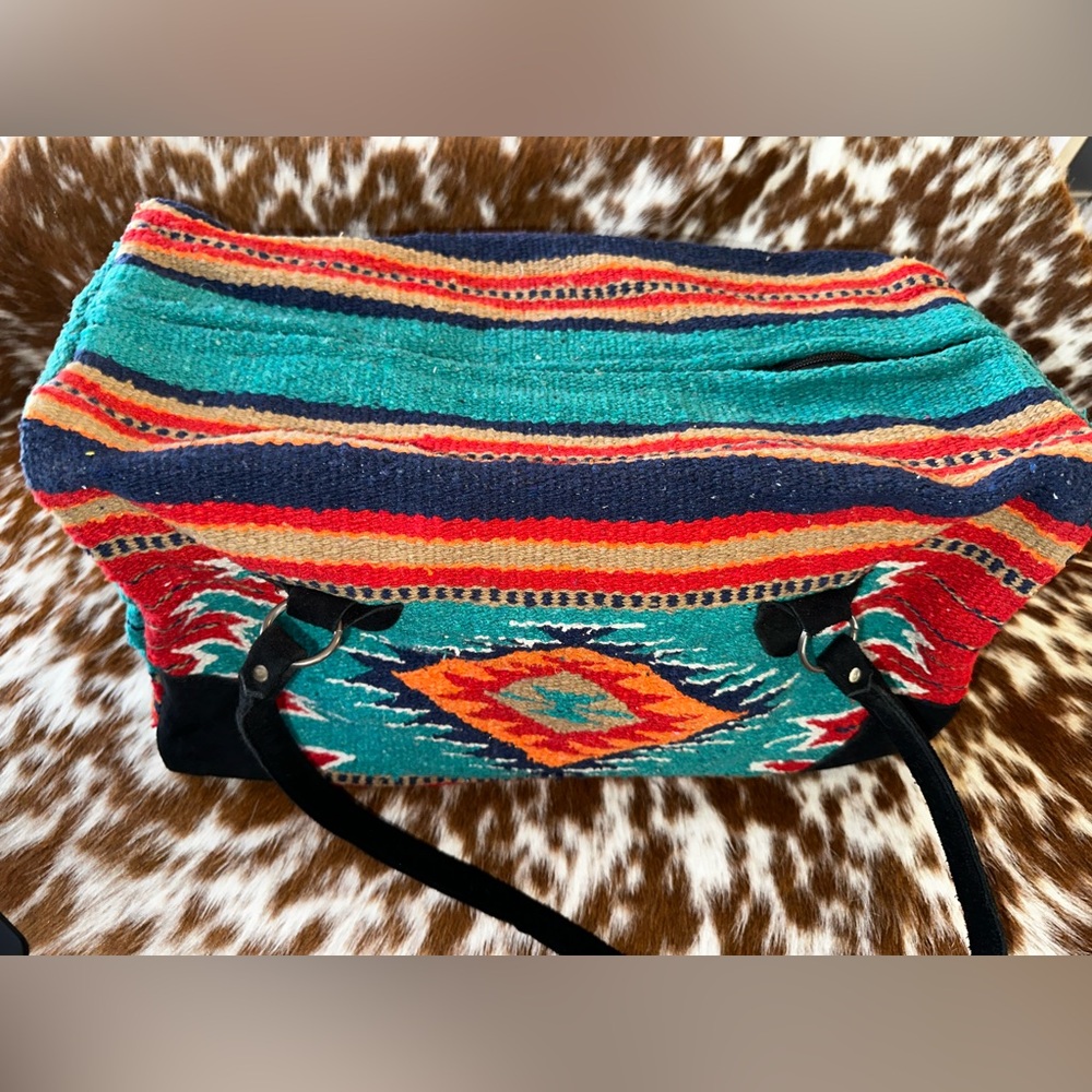 Colorful Woven Women's Bag